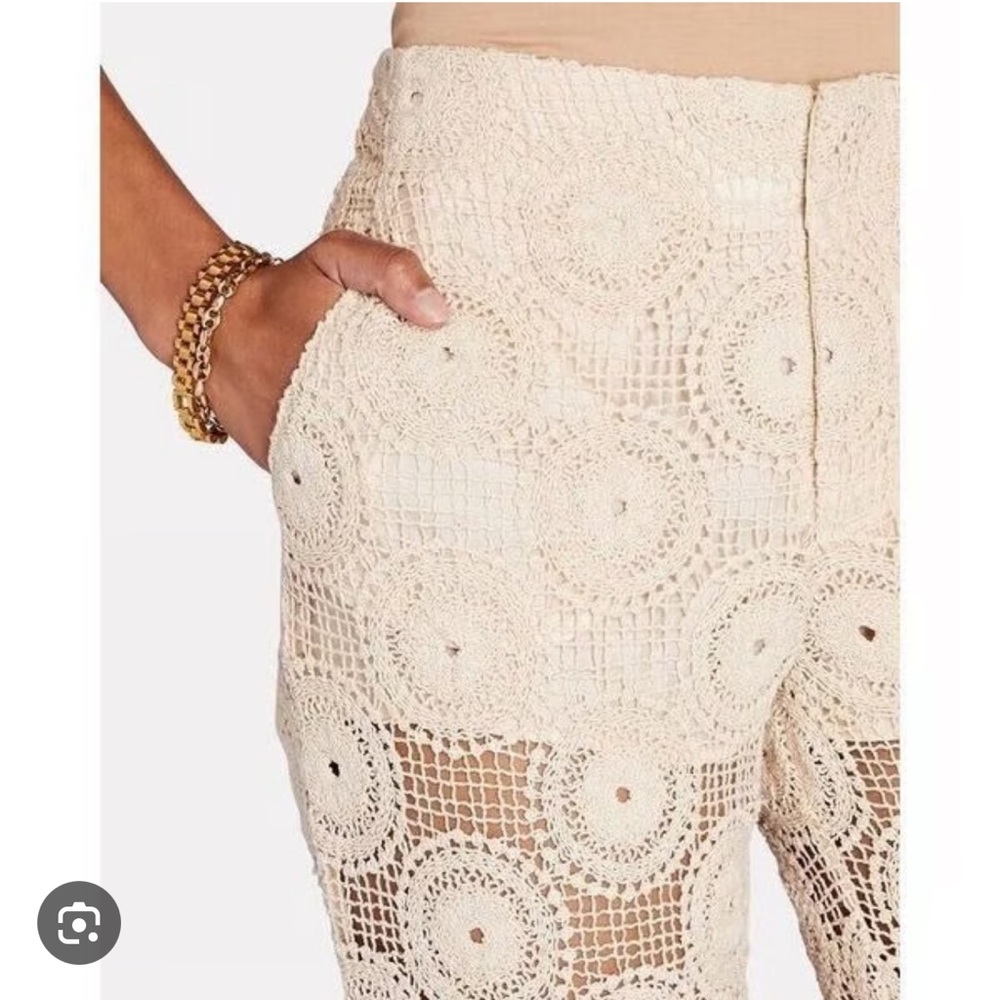 Ronny Kobo X Free People Crochet Pants - Picture 2 of 6